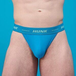 Hunk Skyline Blue Men's Thong - Large